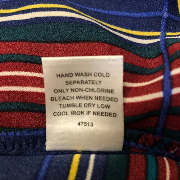 Sugarlips Plus Long Sleeve Mock Neck Navy Blue Plaid Top w/ Ruffle Details - Picture 9 of 9